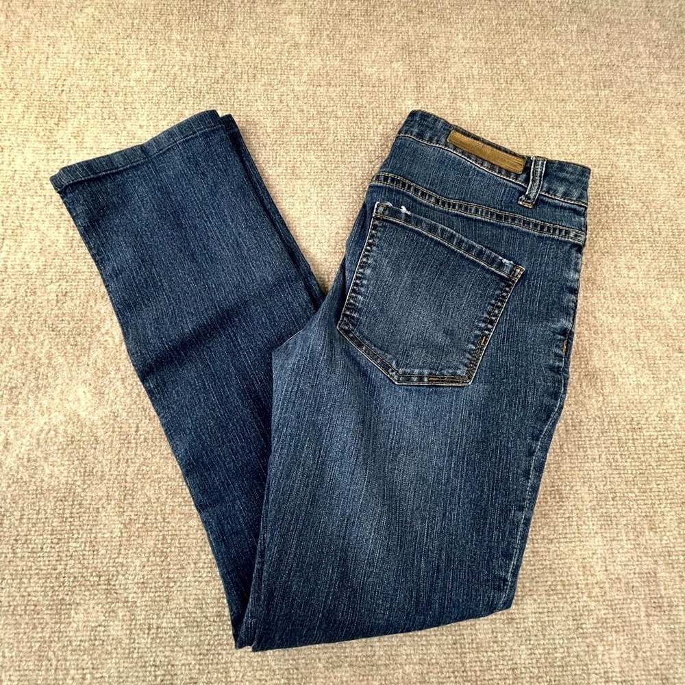 Liverpool Sadie Straight Leg Jeans Womens 28/6 Blue Cotton Mid Rise Medium Wash